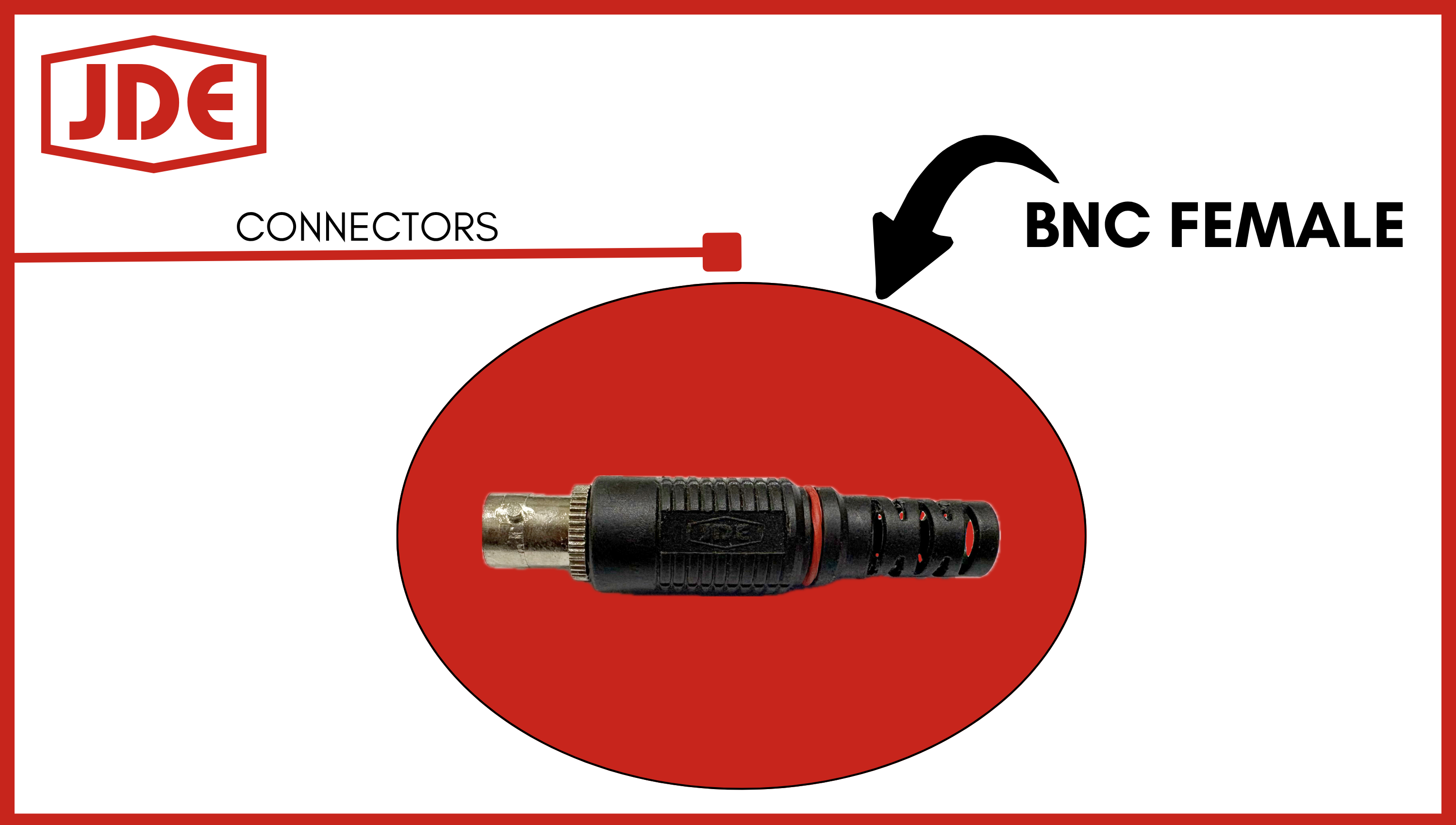 JDE BNC Female Connector
